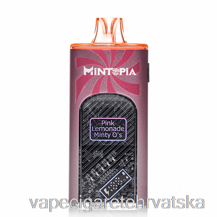 Vape Cigareta Mintopia Turbo 9000 Jednokratna Ružičasta Limunada Minty O's